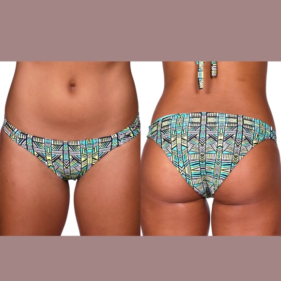 NEW Body Glove TropiCal Bali Reversible Split Side Hipster Bottom [SZ XS ]‎ - Picture 12 of 12
